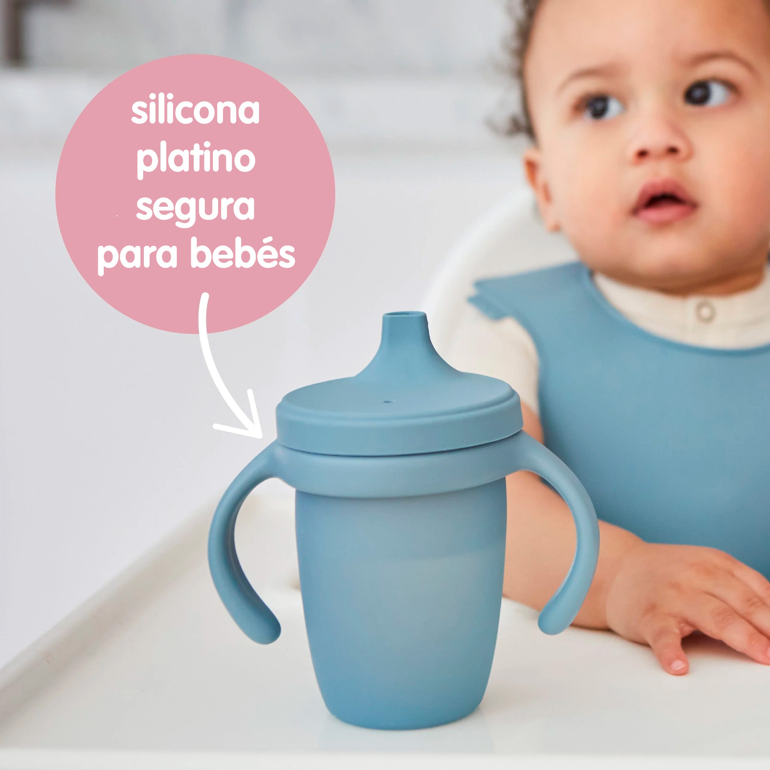 Silicone Spout Cup - ocean