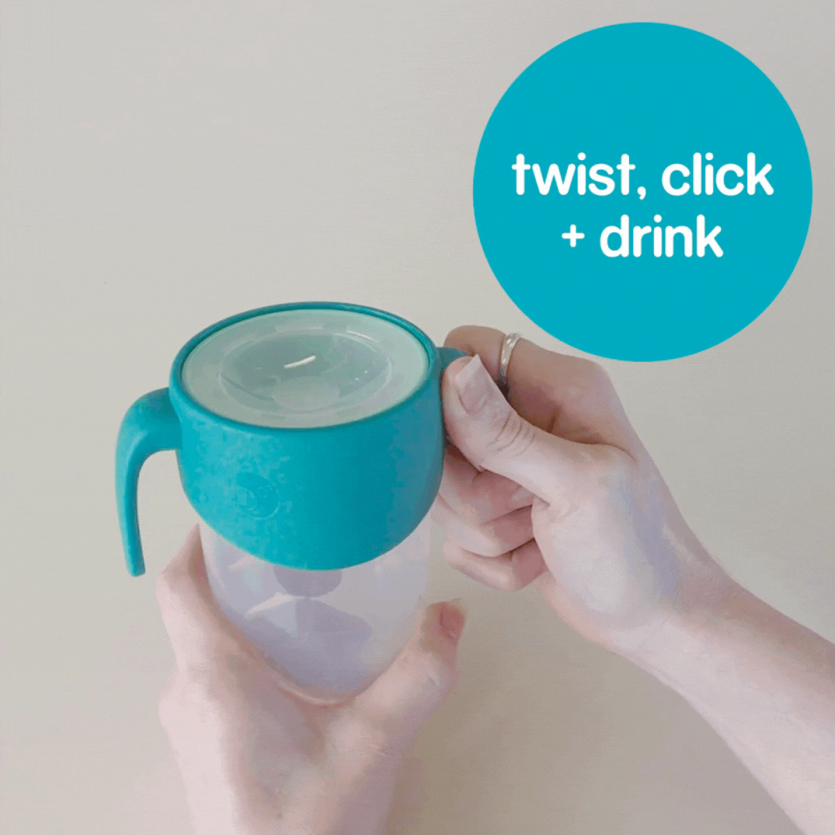 taza 360 con cierre hermético - emerald forest